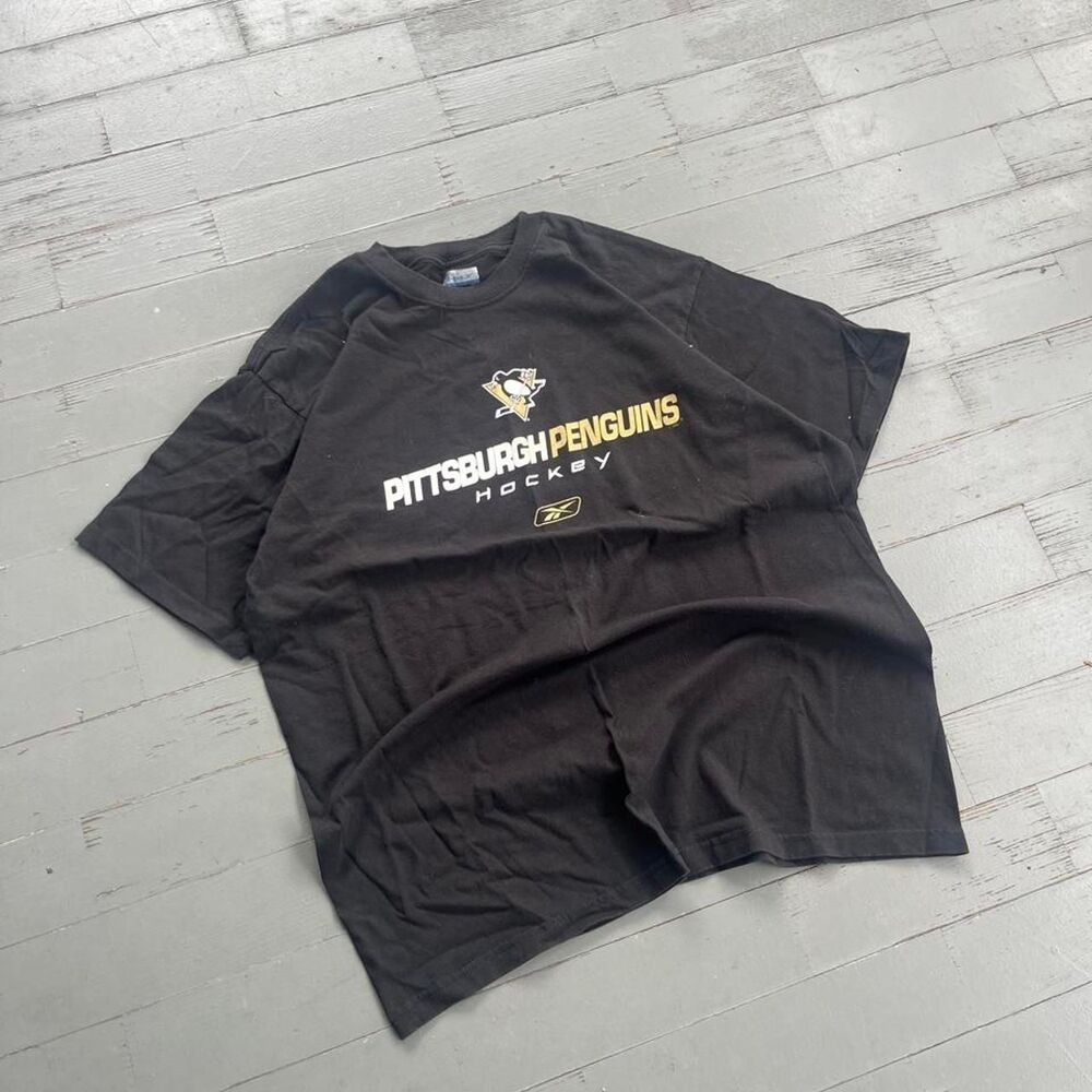 Vintage Reebok Pittsburgh Penguins NHL Hockey Tee Shirt